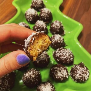 No bake chocolate bonbons