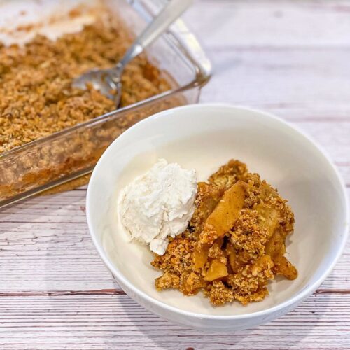 Paleo & Vegan Apple Cobbler