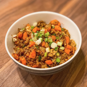 Cauliflower "fried" rice