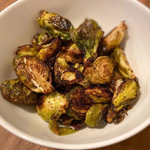 Whole30 Balsamic Glazed Brussel Sprouts