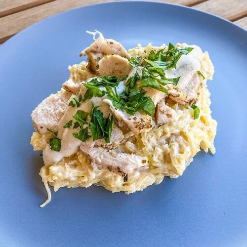 Whole30 Chicken Alfredo that is to Die For