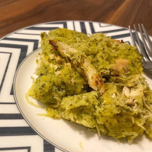 Whole30 Pesto Chicken Bake